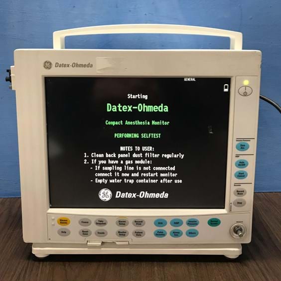 GE Datex Ohmeda Compact Anaesthesia Monitor Image